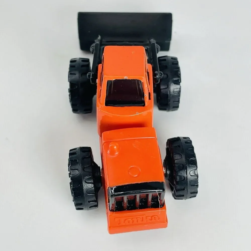 Lot of 3 Vtg Tonka Construction Vehicles 1992 Yellow Dump Trucks & Orange Load